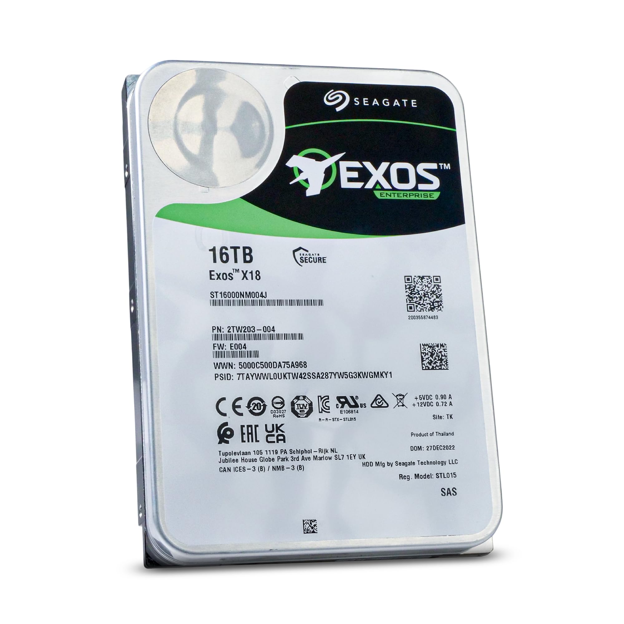 Amazon.com: Seagate Exos X18 ST16000NM004J 16 TB Hard Drive - 3.5 Amazon.com: Seagate Exos X18 ST16000NM004J 16 TB Hard Drive - 3.5